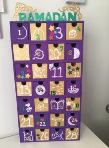 DIY calendrier de ramadan en bois (permanent!) - Olive et Érable